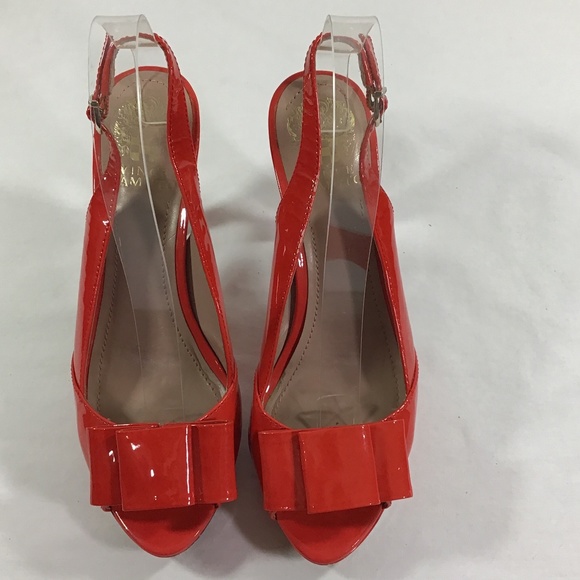 Vince Camuto Red Slingback Sandals - Picture 2 of 14